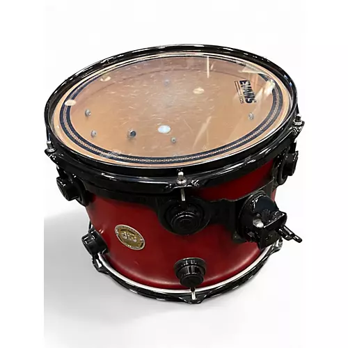 Used DW 4 Piece Collector's Series Maple Red Drum Kit Red