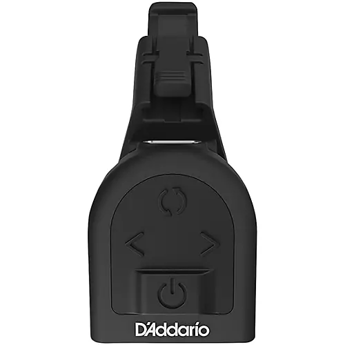 D'Addario Micro Rechargeable Headstock Clip-On Tuner Black