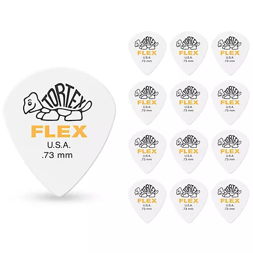 Dunlop 468 Tortex Flex Jazz III Picks 1.14 mm 72 Pack