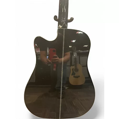 Used Takamine GD30CE-12 Black 12 String Acoustic Electric Guitar Black