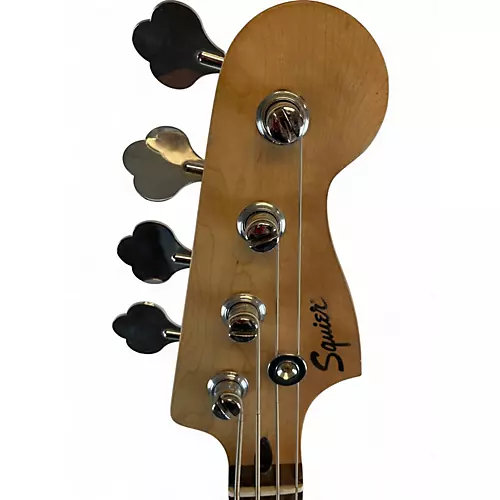Used Squier Affinity Precision Bass Worn Natural Electric Bass Guitar Worn Natural