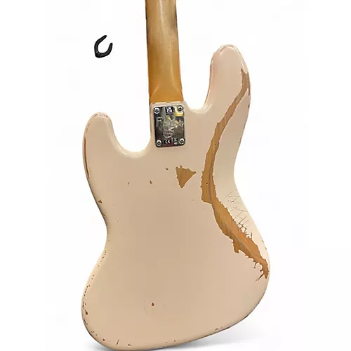 Used Fender Flea Signature Jazz Bass Shell Pink Electric Bass Guitar Shell Pink
