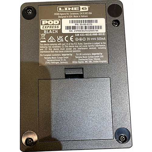 Used 2020s Line 6 Pocket Pod Express Amp Modeler Effect Processor