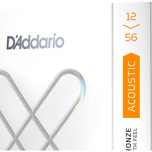 D'Addario XS Acoustic 80/20 Bronze Coated Guitar Strings Light Top/Medium Bottom (12-56)