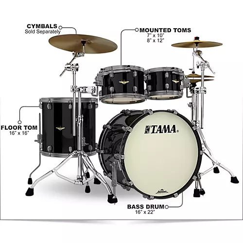 TAMA Starclassic Maple 4-Piece Shell Pack With 22