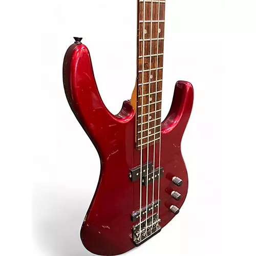 Used Squier HM BASS Candy Apple Red Electric Bass Guitar Candy Apple Red