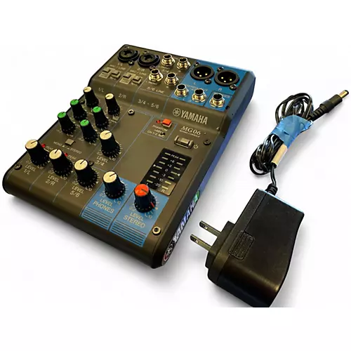 Used Yamaha MG06 Unpowered Mixer