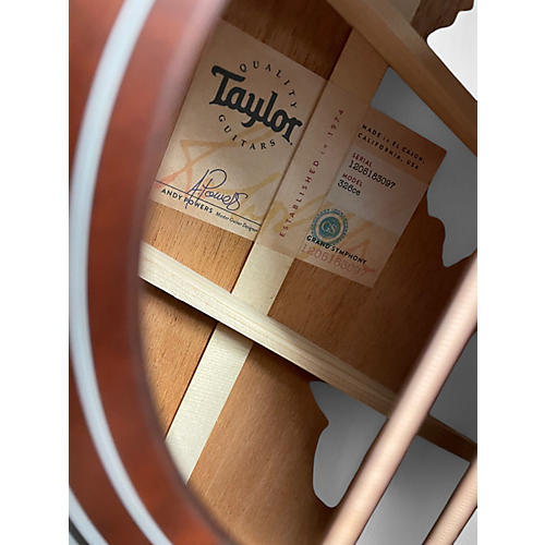 Used 2023 Taylor 326ce Grand Symphony Shaded Edgeburst Acoustic Electric Guitar Shaded Edgeburst