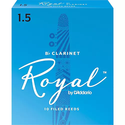 Rico Royal Bb Clarinet Reeds, Box of 10 Strength 2