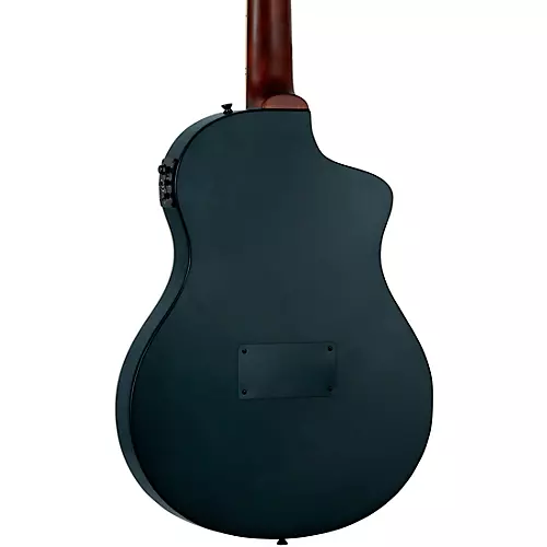 Ortega RTPSTD Left-Handed Nylon-String Acoustic-Electric Guitar Satin Black