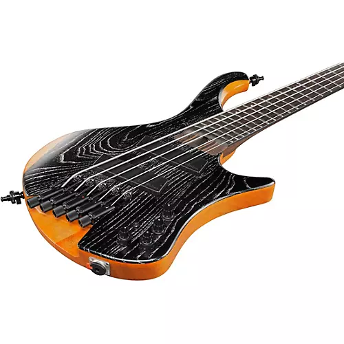 Ibanez EHB1135MS 5-String Multi-Scale Ergonomic Headless Bass Guitar Silver Wave Black Low Gloss
