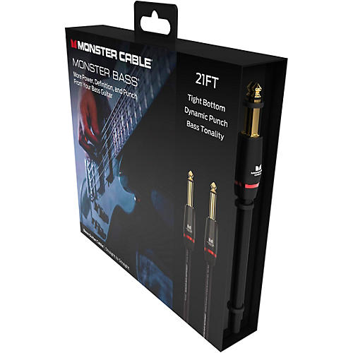 Monster Cable Prolink Monster Bass Instrument Cable 21 ft. Black