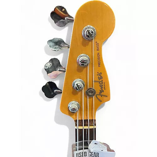 Used 2010 Fender American Standard Precision Bass Brown Sunburst Electric Bass Guitar Brown Sunburst