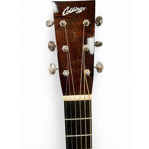 Used Collings OM2H Left Handed Natural Acoustic Guitar Natural