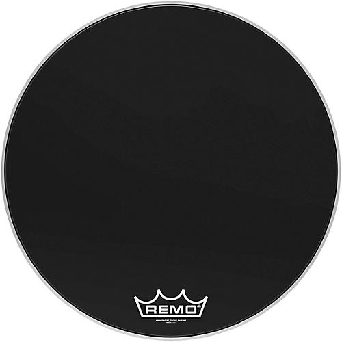 Remo Ebony Ambassador Crimplock Bass Drum Head 20 in.
