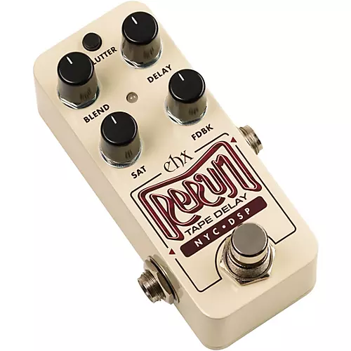Electro-Harmonix Rerun Tape Delay Effects Pedal Cream