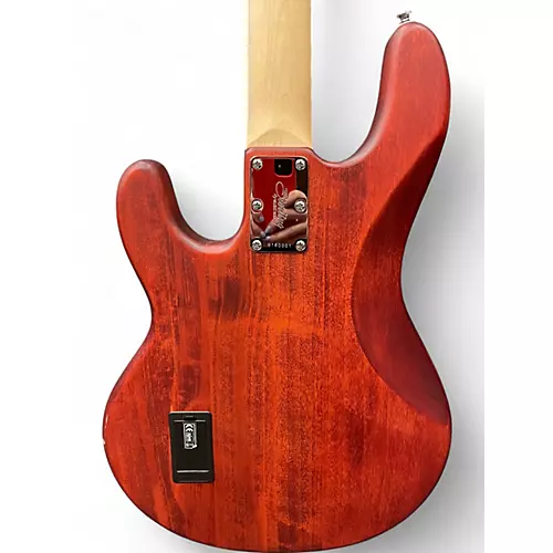 Used Sterling by Music Man StingRay 4 Walnut Stain Electric Bass Guitar Walnut Stain
