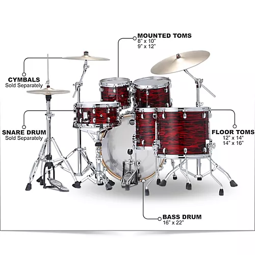TAMA Starclassic Walnut/Birch 5-Piece Shell Pack with 22