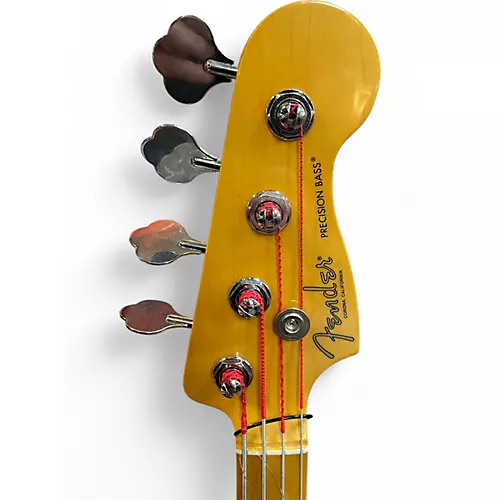 Used 2023 Fender American Professional II Precision Bass Black Electric Bass Guitar Black