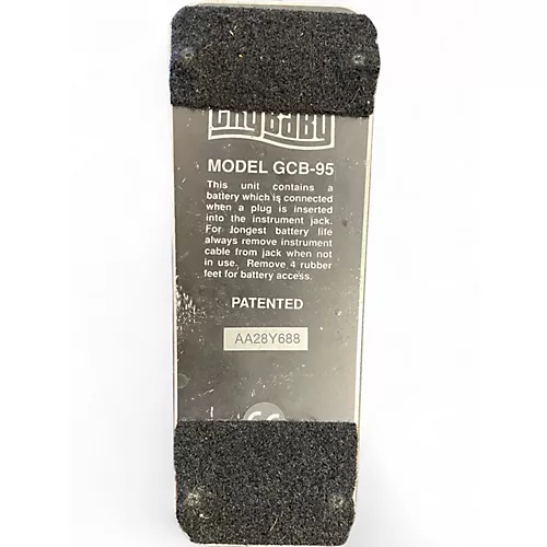 Used Dunlop GCB95 Original Crybaby Wah Effect Pedal