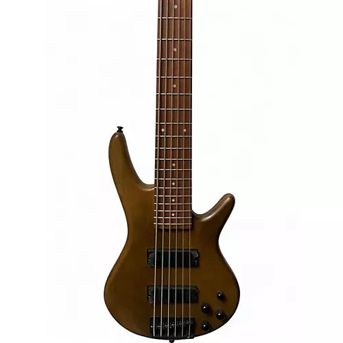 Used Ibanez GSR206 6 String Walnut Electric Bass Guitar Walnut