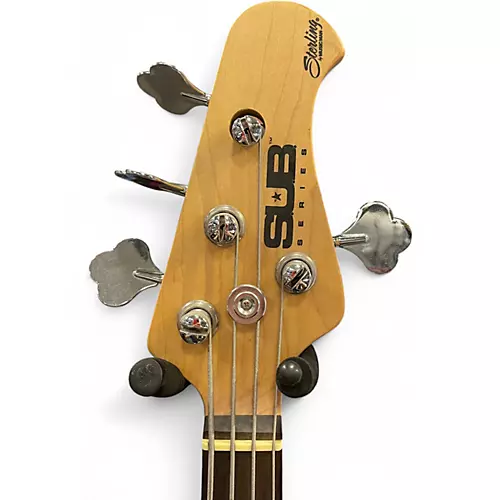 Used Sterling by Music Man Sub 4 Blue Electric Bass Guitar Blue