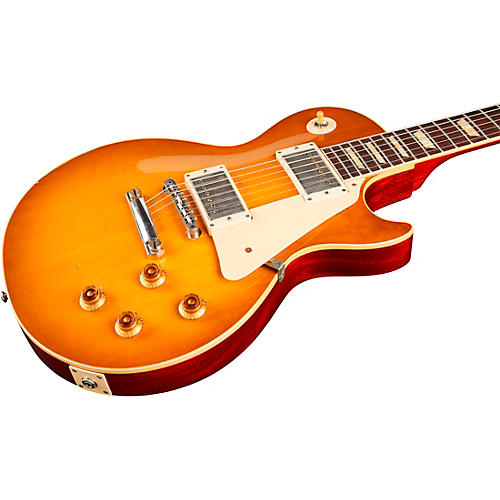 Gibson Custom Murphy Lab 1958 Les Paul Standard Reissue Light Aged Electric Guitar Lemon Burst