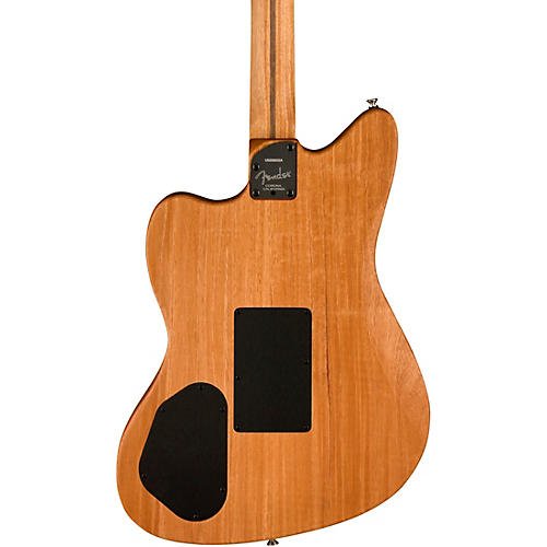 Fender American Acoustasonic Jazzmaster Acoustic-Electric Guitar Tungsten