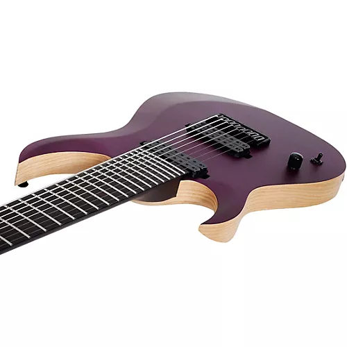 Schecter Guitar Research John Browne Tao-8 Left-Handed Electric Guitar Satin Trans Purple
