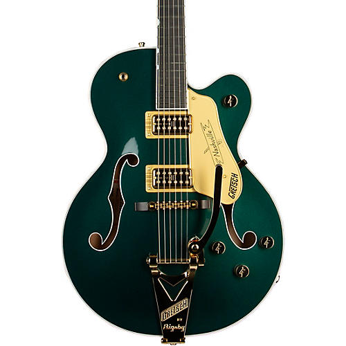Gretsch Guitars Nashville Hollow Body with String-Thru Bigsby and Gold Hardware Electric Guitar Midnight Sapphire