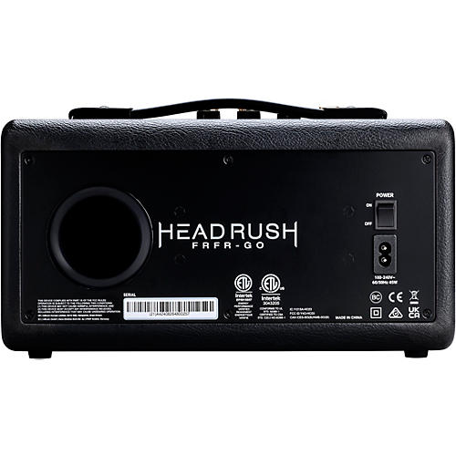 HeadRush FRFR-GO 2x3 30W Powered Speaker Cabinet With Rechargeable Battery and Bluetooth Black