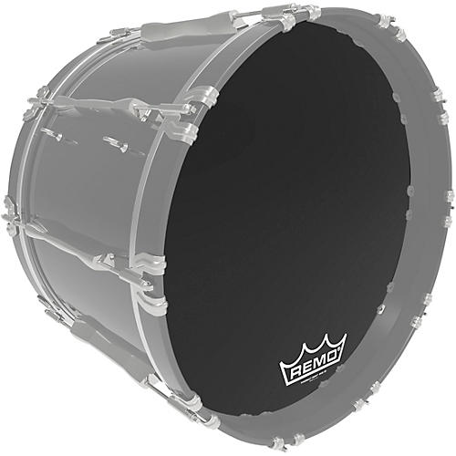 Remo Powermax Ebony Crimplock Bass Drum Head 20 in.