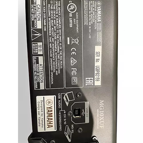 Used Yamaha MG10XUF Line Mixer