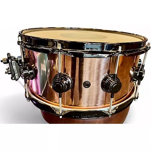 Used DW 6.5X14 Collector's Series Snare Polished Copper w/ Black Nickel Hardware Drum Polished Copper w/ Black Nickel Hardware 15