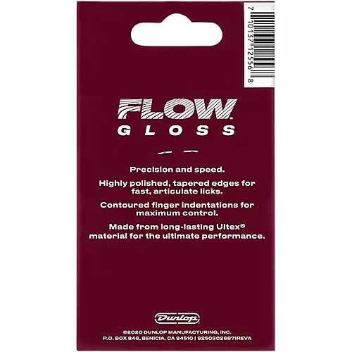 Dunlop Flow Gloss Picks 3.0 mm 3 Pack