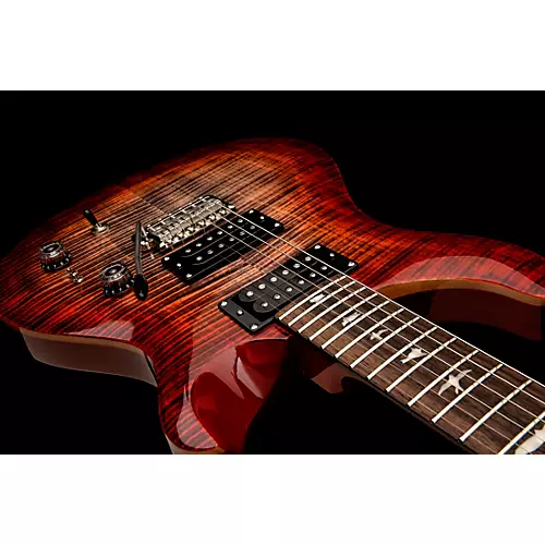 PRS SE Custom 24-08 Electric Guitar Charcoal Cherry Burst