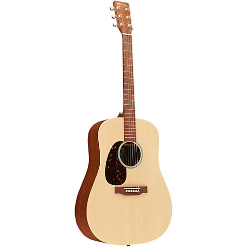 Martin DX2E X Series Mahogany Left-Handed Dreadnought Acoustic-Electric Guitar Natural