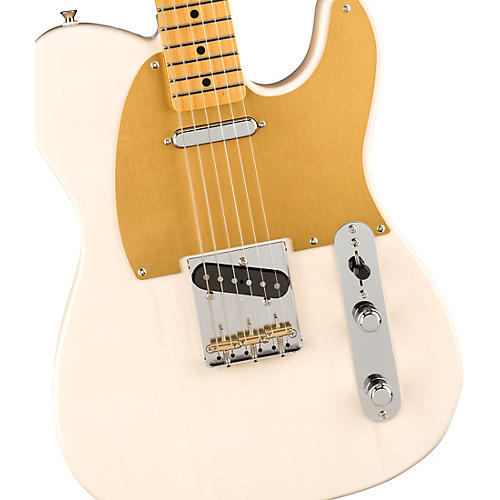Fender JV Modified '50s Telecaster Maple Fingerboard Electric Guitar White Blonde