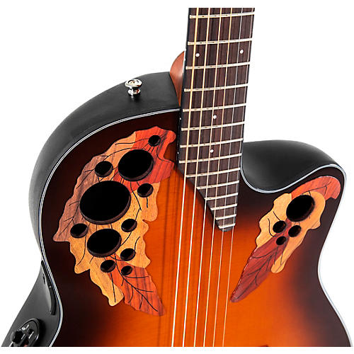 Ovation CE44 Celebrity Series Elite Mid-Depth Acoustic-Electric Guitar Reverse Blue Burst