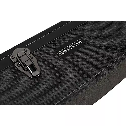 Road Runner RRBTWA Boulevard Series Black Tweed Acoustic Dreadnought Wood Case Black Tweed