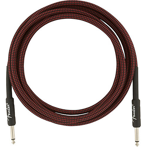 Fender Professional Series Straight to Straight Instrument Cable 15 ft. White Tweed