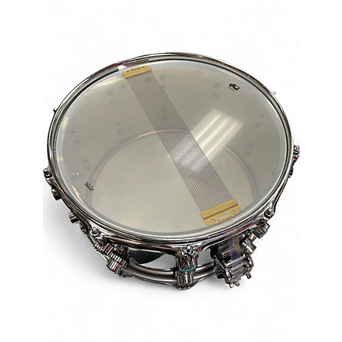 Used DW 14in Performance Series Steel Snare Chrome Drum Chrome 33