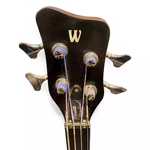 Used Warwick Pro Series Standard Corvette 4 String Fretless Natural Electric Bass Guitar Natural