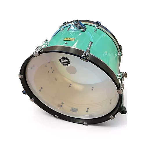 Used TAMA 3 Piece SLP SOUND LAP PROJECT FAT SPRUCE 3 PIECE Blue Drum Kit Blue