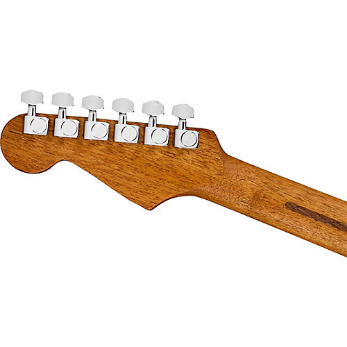 Fender American Acoustasonic Jazzmaster All-Mahogany Acoustic-Electric Guitar Bourbon Burst