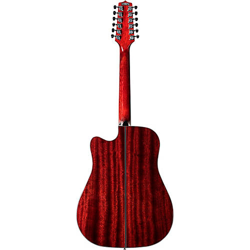 Takamine GD-30CE 12-String Acoustic-Electric Guitar Wine Red