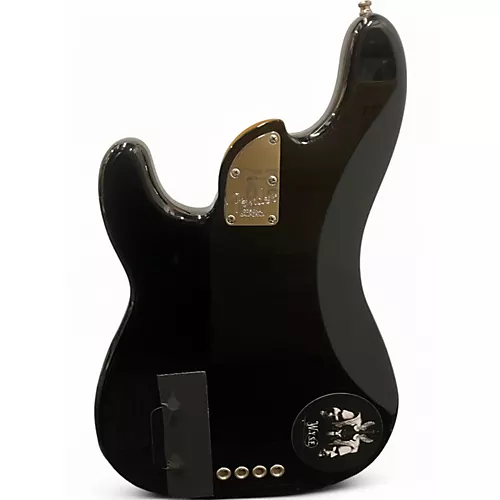 Used Fender American Elite Precision Bass Black Electric Bass Guitar Black