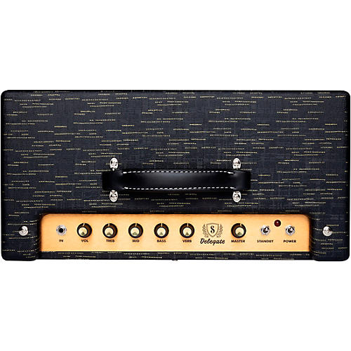 Supro Delegate Custom 1x12 25W Tube Combo Amp Black Scandia