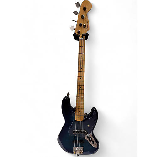 Used Fender Modern Player Jazz Bass Blue Burst Electric Bass Guitar Blue Burst
