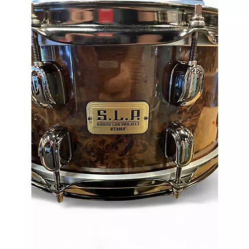 Used TAMA 6X14 Sound Lab Project Snare kona mappa burl Drum kona mappa burl 13